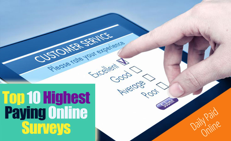 Top 10 Highest Paying Survey Sites That Pay Via PayPal