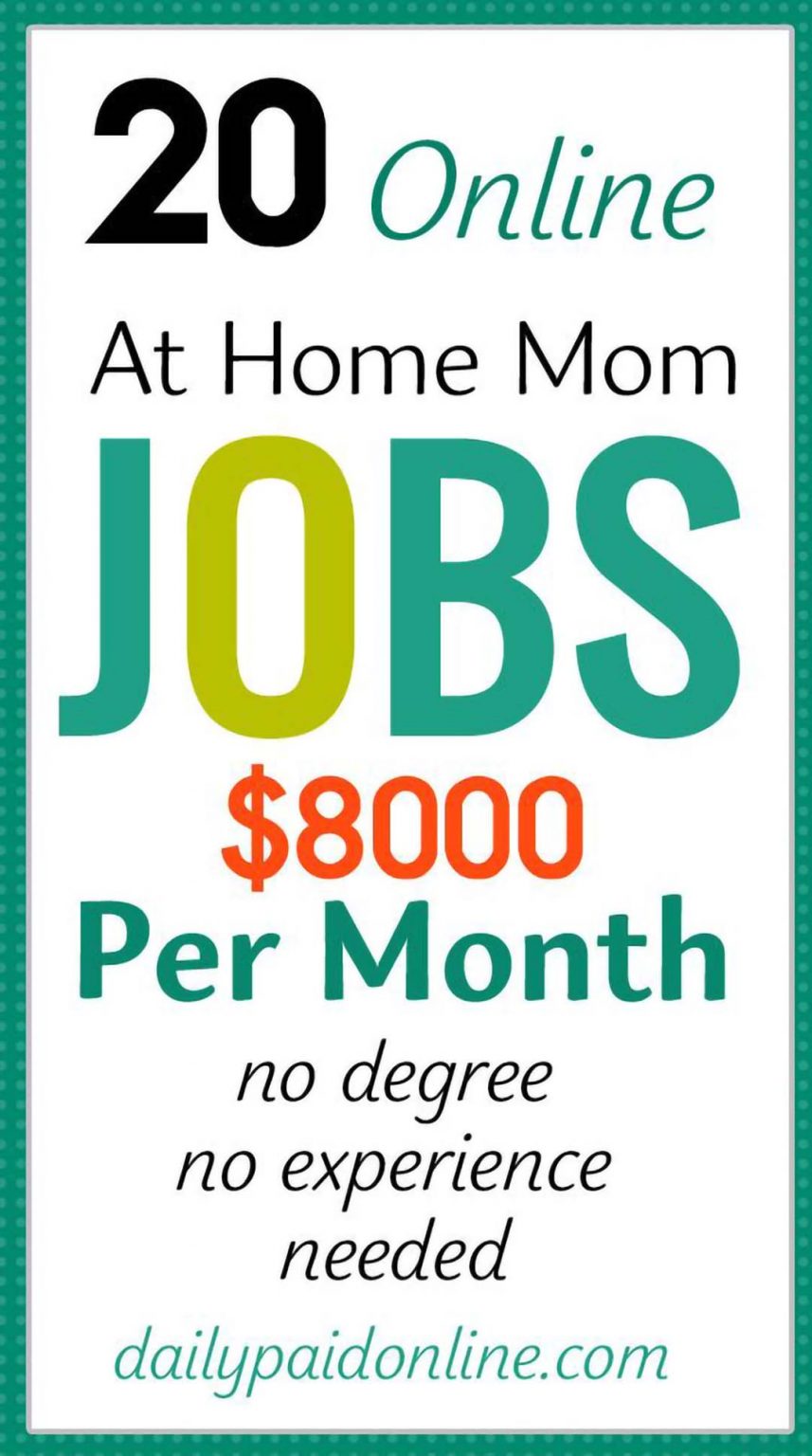 30 Best Work From Home Jobs for Moms & Housewives That Can Change Your Life