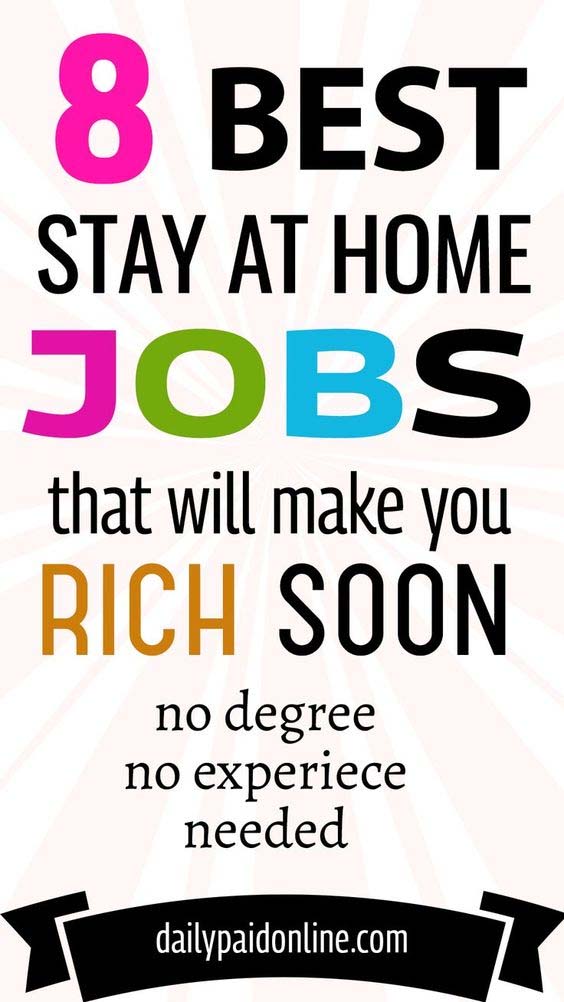 stay at home jobs