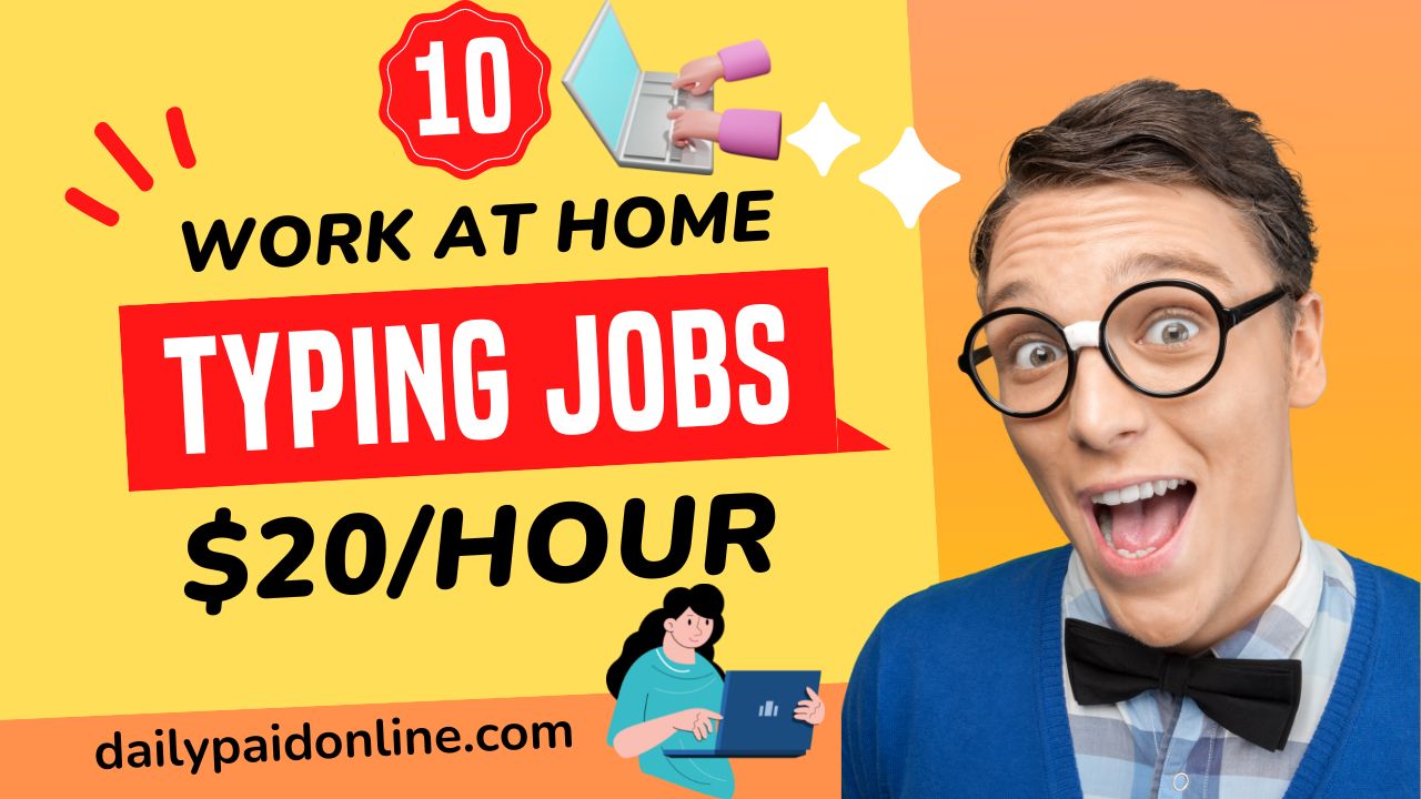 Best Work At Home Typing Jobs For Beginners
