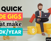 10 Quick Side Gigs To Earn An Extra $10,000 In A Year