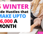 5 Winter Side Hustles That Make Upto $6,000 a Month