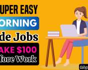 7 Morning Side Jobs to Make $100 Before Work