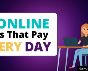 7 Online Jobs That Pay Every Day That You Can Work From Home