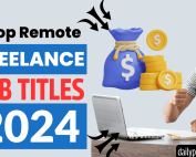 7 Top Remote Freelance Job Titles in 2024