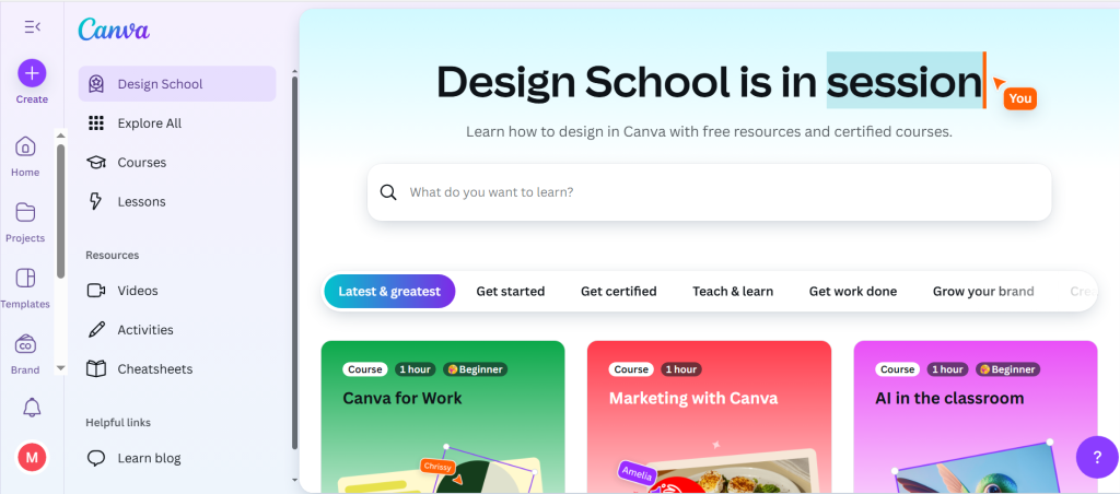 Canva’s Design School Pinterest Templates & Graphics