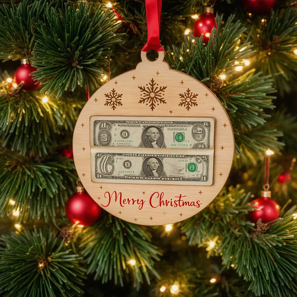 Christmas Money Ornaments