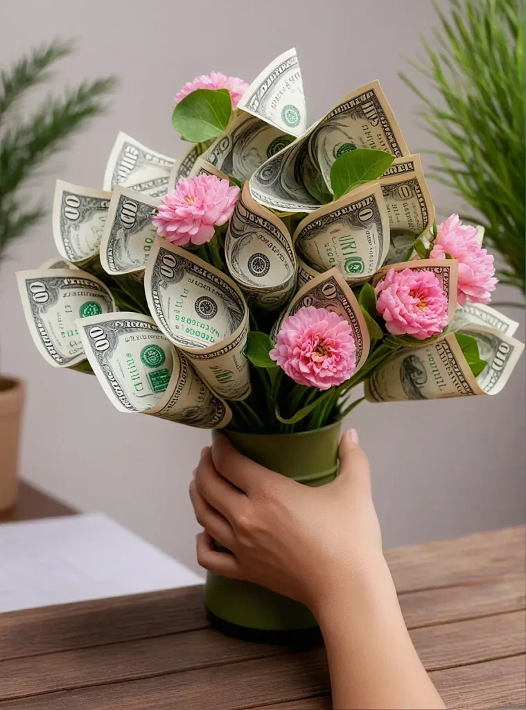 DIY Money Bouquet Gift
