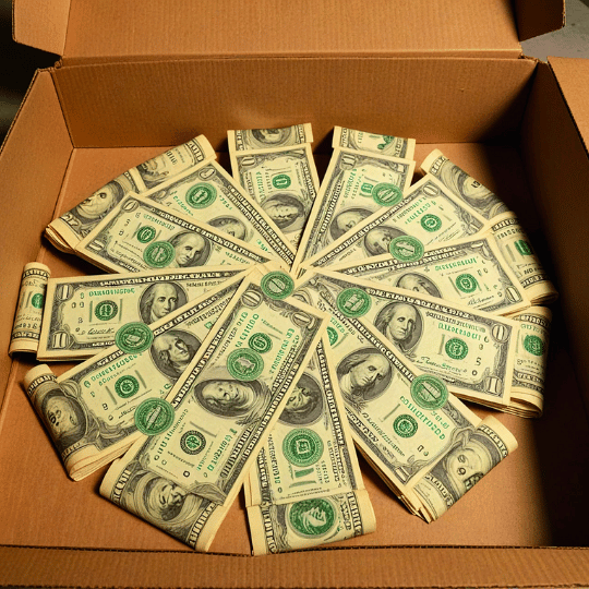 Pizza Dough Money Gift