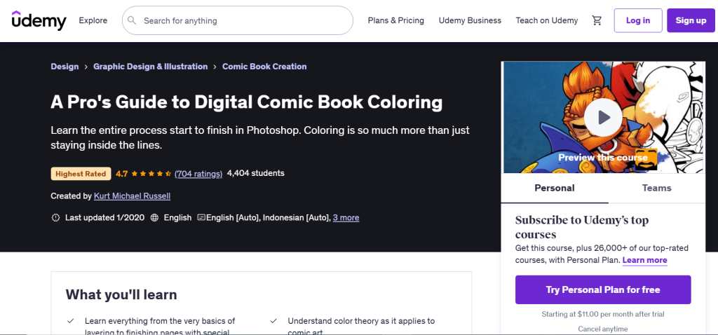 Sell Coloring Courses on Udemy