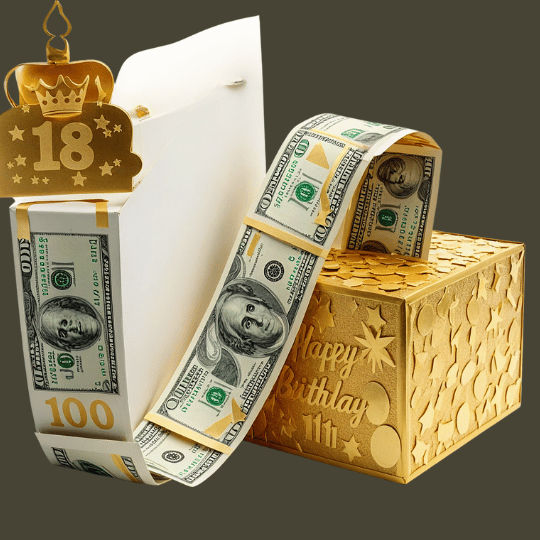 Tissue Box Money Trail Gift
