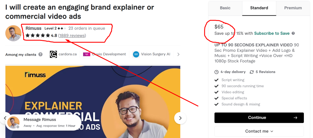 Video Creator on Fiverr 1